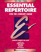 Essential Repertoire, Book 3 Treble Voices Director's Score cover